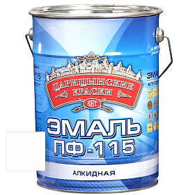 Эмаль белая ПФ 115   5 кг.