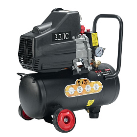 Компрессор электрич. масляный P.I.T. PAC24-C (1,5кВт, 2,2лс, 206 л/мин, 24л, 1 выход, евро.)