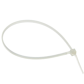 Хомуты нейлоновые 4,8х250мм. (100шт) для проводов бел.