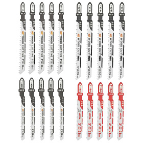 Набор пилок для лобзиков P.I.T. ADVANCE 20 шт, дерево/металл/фигурный рез, блистер (AJSB01-0020)