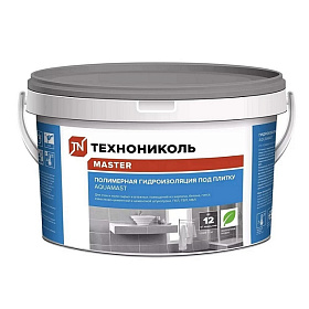 Гидроизоляция полимерная "AguaMast" под плитку, ведро 5кг   