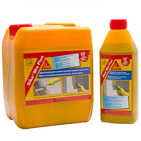 Добавка в бетон SikaMix Plus 5л