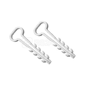 Хомут-дюбель 6-12мм.(100шт) белый для плоского кабеля