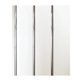 Панель ПВХ  потолочная (хром) 3-х секц. 3000*240 мм