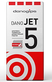 Шпатлевка полимерная выравнивающая "DANO JET 5" 25 кг
