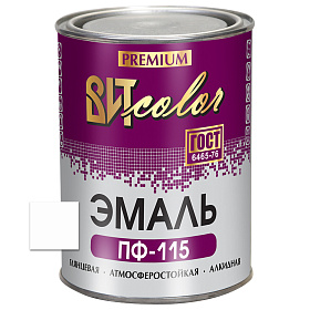 Эмаль белая ПФ 115 ГОСТ ВИТ color/ВИТ колор  0,8 кг.