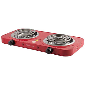 Плита эл. "ENERGY" EN-904R 2,0кВт/220 (тэн) чаша нерж, двухконфор., красная