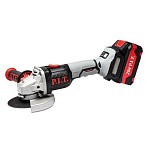 Шлифмашина угловая аккум. бесщёточная P.I.T. PWS20H-125D/1 (20В, 125мм, 3 ск, 1 акб 4,0Ач, ЗУ, кейс)