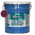 Грунт-эмаль  по ржавчине вишня быстросохнущая ВИТ color/ВИТ колор 18 кг.