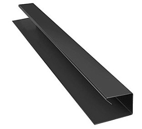 Планка финишная 2м серый графит RAL7024