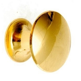 Ручка-кнопка мебельная KL-49 PB (золото)