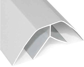 Угол ПВХ внутренний 3м белый