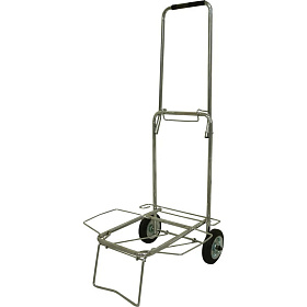 Тележка ВМС-11LS хромированная, металлич. колеса, 40кг