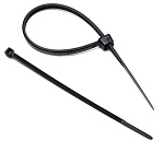 Хомуты нейлоновые 4,8х250 мм. (100шт) для проводов черн.