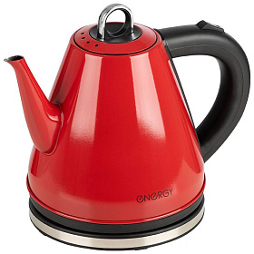Чайник эл. ENERGY E-263 (1,2л) диск, стальной, красный