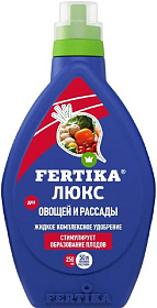 Удобрение бесхлорное Люкс для овощей и рассады 250мл Фертика