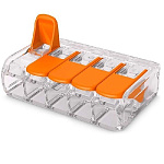 Клемма соединительная СК-221-415 компактная (4,0мм2) (5 провода) VKL