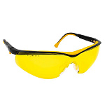 Очки защитные MAXPILER MSG-402 (поликарбонат, желтые, покрытие super, мяг. носоупор, рег. дужек)