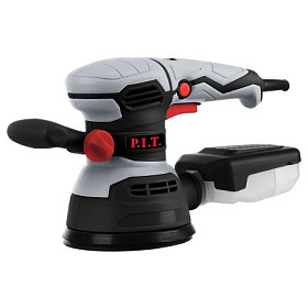 Шлифмашина орбитальная электрич. P.I.T. PDS125-C1 (430Вт, 125мм, 4000-13500об/мин, доп. рукоятка)