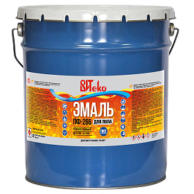 Эмаль д/пола золотистая ПФ 266 ВИТЕКО 20 кг.