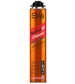 Пена монтажная проф. Sila Pro TopGun 65 CLASSIC, 800мл  