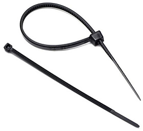 Хомуты нейлоновые 3,6х150 мм. (100шт) для проводов черн.