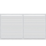 Решетка радиаторная белая (0,6х1,5м)