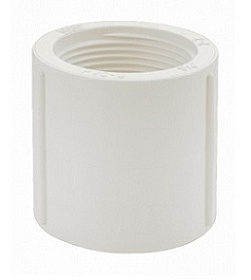 Муфта 1/2" полипропиленовая, из АБС пластика