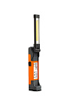 Фонарь складной аккум. MAXPILER MWL-08 (800-150 Лм, LED SMD+COB, 4 реж, 3-35ч, магнит, крючок)