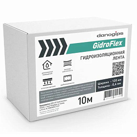 Лента гидроизоляционная Danogips GidroFlex 10м