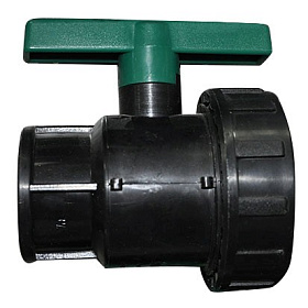 Кран шаровый 1 1/4"-1 1/2" г/г ПЭ