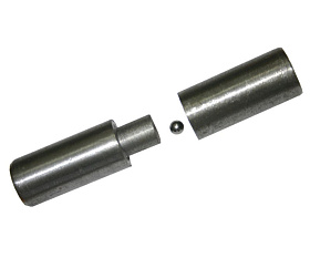 Петля гаражная с шаром 28*160 б/п