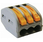 Клемма соединительная СК-413 (2,5мм2) (3 провода) проходная VKL