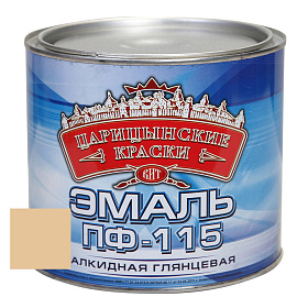 Эмаль бежевая ПФ 115   1,8 кг.