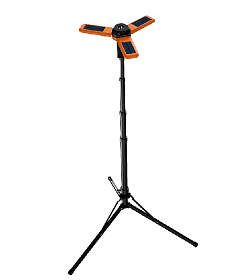 Мачта осветительная аккум. MAXPILER MTWL-05 (500/1200 Лм, 3,7В/2,6Ач, 3 модуля + фонарь, телескоп)