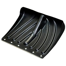 Лопата снеговая 465х340 Крепышок с оц. планкой на заклепках