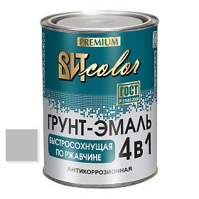 Грунт-эмаль  по ржавчине светло-серая быстросохнущая  ВИТ color  0,8 кг.