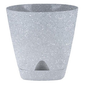 Горшок д/цветов InGreen Amsterdam 1,35л 14см светлый камень