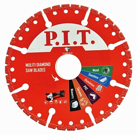 Диск алмазный сегментированный по металлу P.I.T. 125x22,2x2,2 мм (ACTW11-0125)												