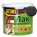 Лак защитно декоративный акриловый венге ВИТtex/ВИТЭКС 3,3 кг.
