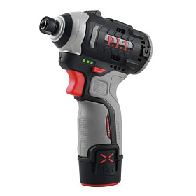 Винтоверт IMPACT аккум. бесщёточный P.I.T. PSD12K-120A/1 (12В, 120Нм, 3 ск, HEX 1/4", 1 акб 2Ач, ЗУ)