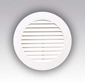 Решетка вент.круглая с фланцем d150 ПКР195/150
