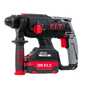 Перфоратор SDS-Plus аккум. бесщеточный P.I.T. PBH20H-22B/1 (20В, 1,8Дж, 3реж, Ø22мм, 1акб, ЗУ, кейс)
