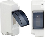 Бокс КМПн 1/2 для 2 авт. выкл. наруж. уст.(140х80х50) с прозрач. крыш. VKL electric