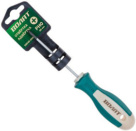 Отвёртка "+" №0 80мм PH ВОЛАТ