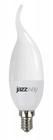 Лампа светодиодная PLED-SP CА37 9Вт Е14 5000К(свеча на ветру) JazzWay