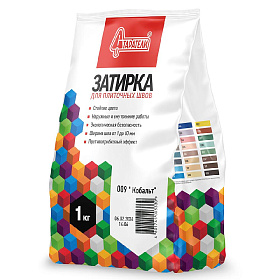 Затирка СТАРАТЕЛИ для плиточных швов 007 голубая 1кг