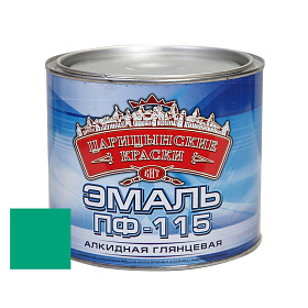 Эмаль бирюзовая ПФ 115   0,4 кг.