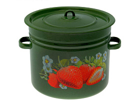 Бак эмал. 32л с2829/с2829*59 зеленый рябчик