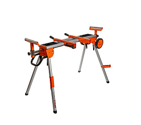 Стол для торцовочных пил MAXPILER MMSS-01 (1090-1675мм, 2 кронштейна, 2 рол.опоры, складной, колеса)